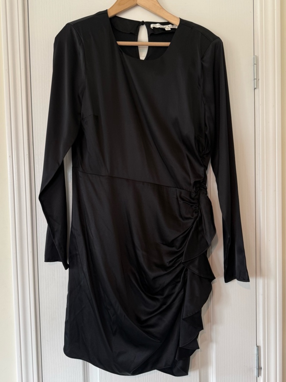 Veronica Beard Rula Ruched Silk Dress - Picture 8 of 14